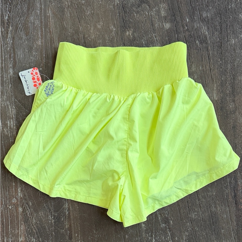 FP Movement by Free People Neon Yellow Athletic Shorts